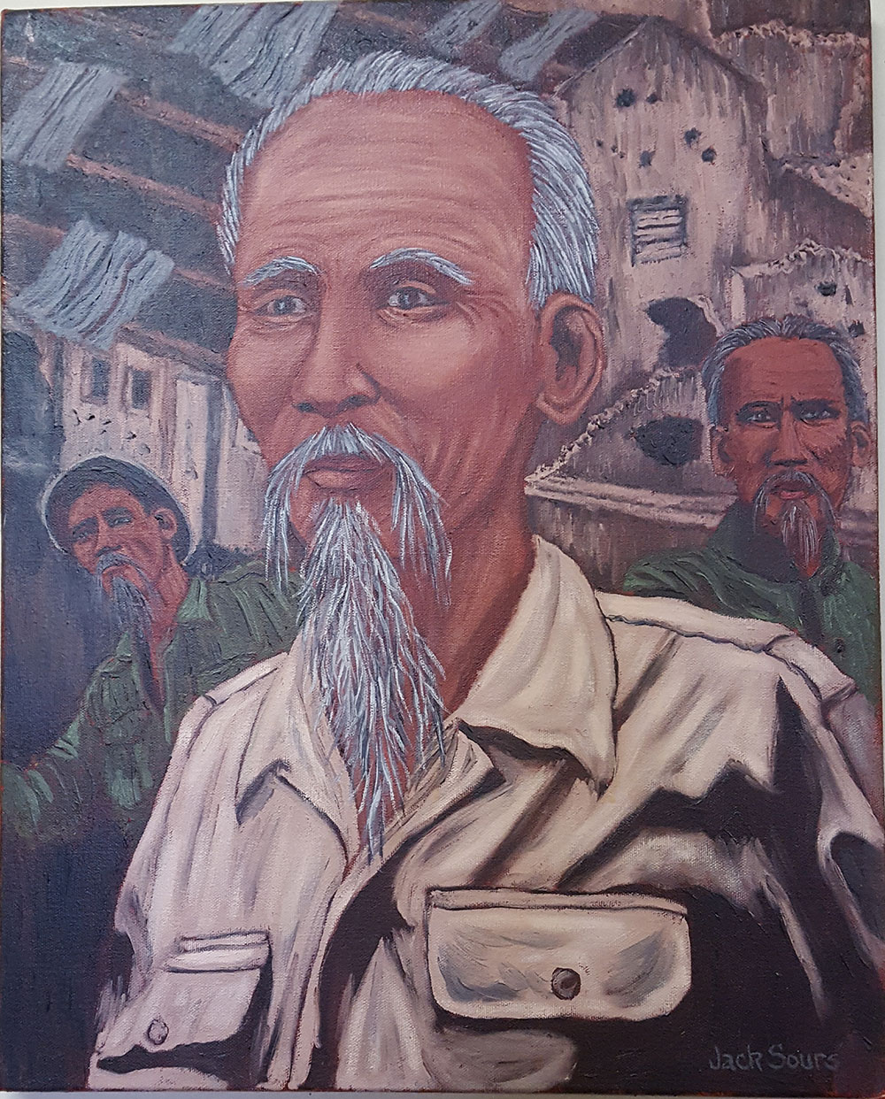 Painting titled “Ho Chi Minh”