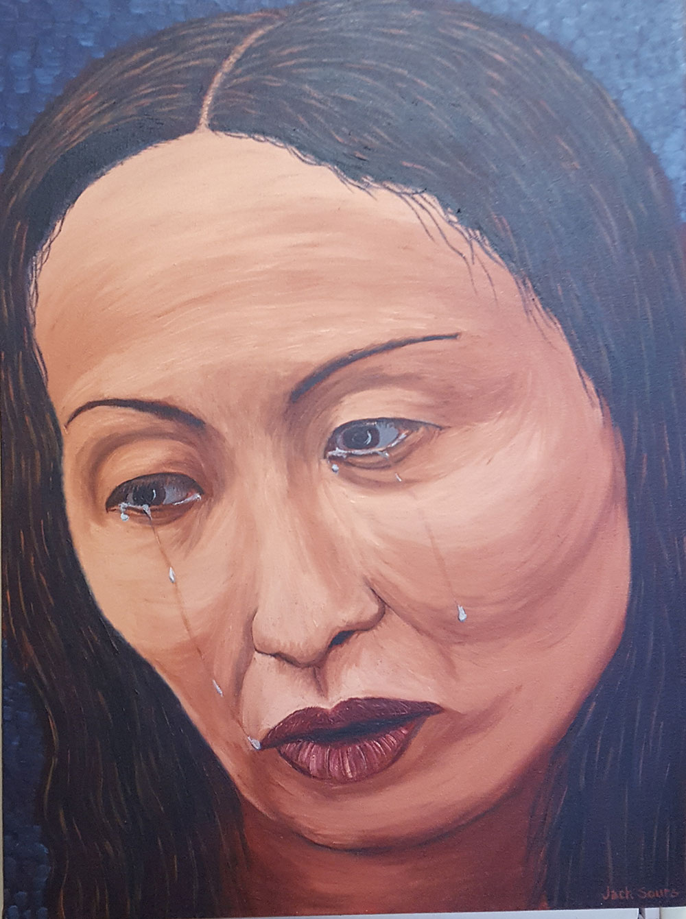 painting titled “The Fall of the South Vietnames Ruling Class”